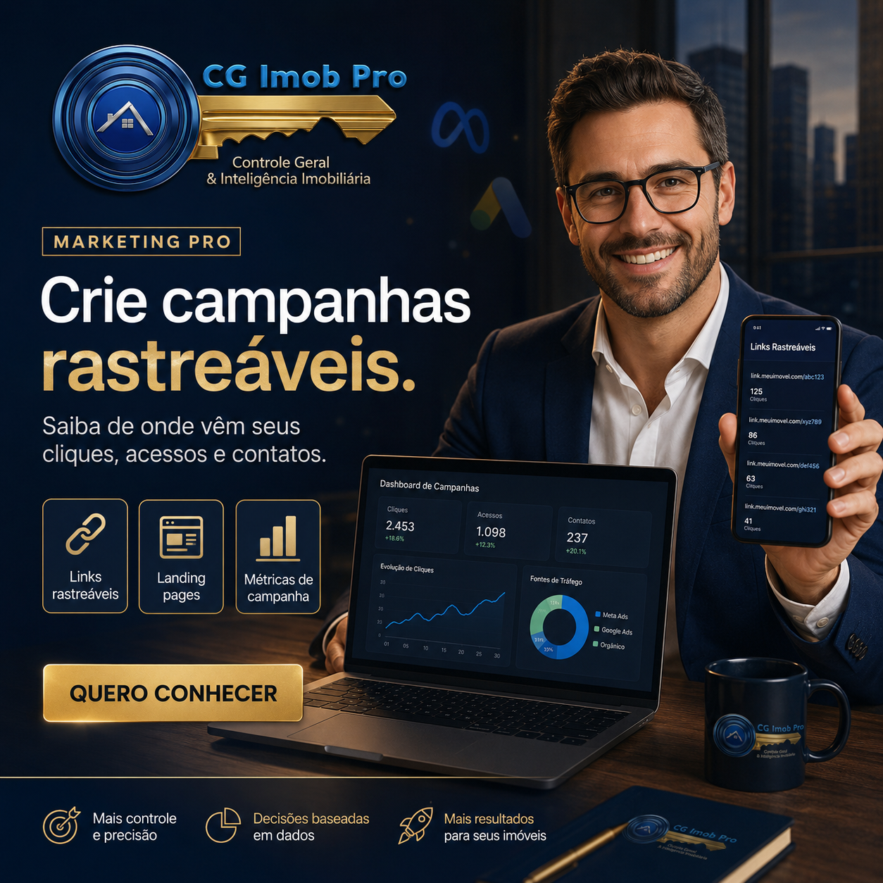 Campanhas rastreáveis