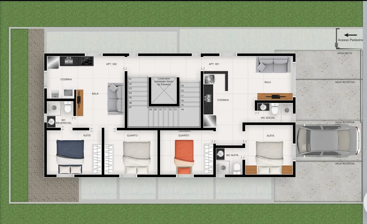 RESIDENCIAL MÁRIO SANSON – CASTELO BRANCO | JOÃO PESSOA/PB - imagem 6