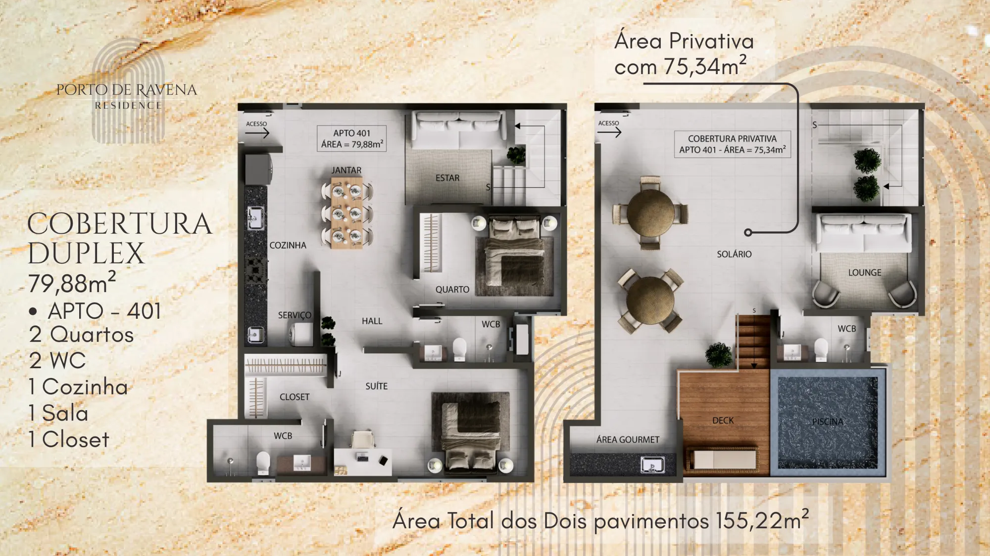 APARTAMENTO PORTO DE RAVENA RESIDENCE – BANCÁRIOS| JOÃO PESSOA-PB - imagem 10