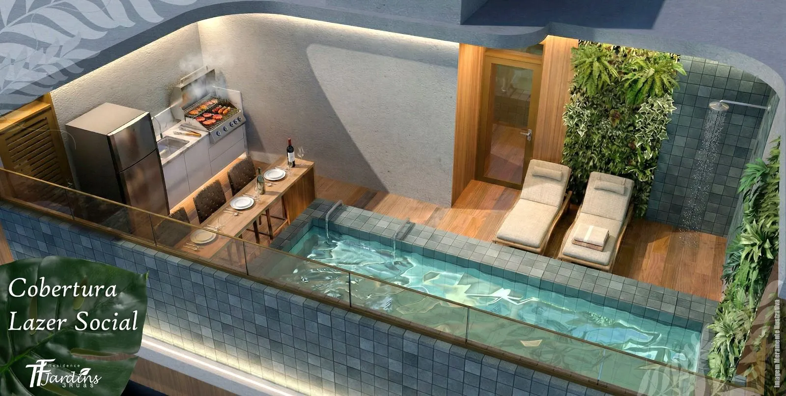 APARTAMENTOS À VENDA NOS BANCÁRIOS – JOÃO PESSOA/PB - TF JARDINS 3 RUAS RESIDENCE - imagem 4